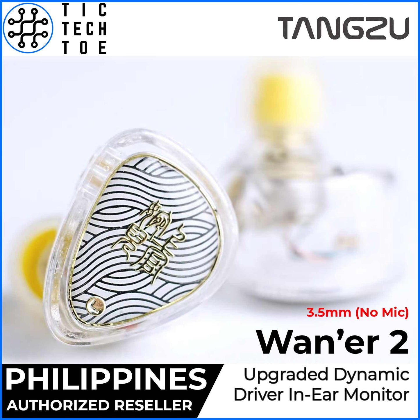 Tangzu Wan'er SG 2 II Dynamic Driver HiFi Detachable Cable IEM In-Ear USB-C Earphones with Mic