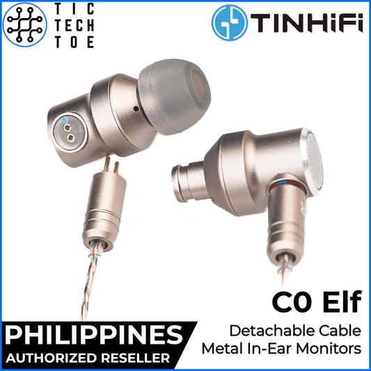 TIN HIFI / TIN AUDIO C0 Elf Bullet Style Open Back Dynamic Driver Detachable Cable In-Ear Earphones