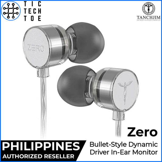 Tanchjim Zero HiFi Lightweight Ergonomic Bullet-Style Premium Dynamic Driver Compact IEM Earphones