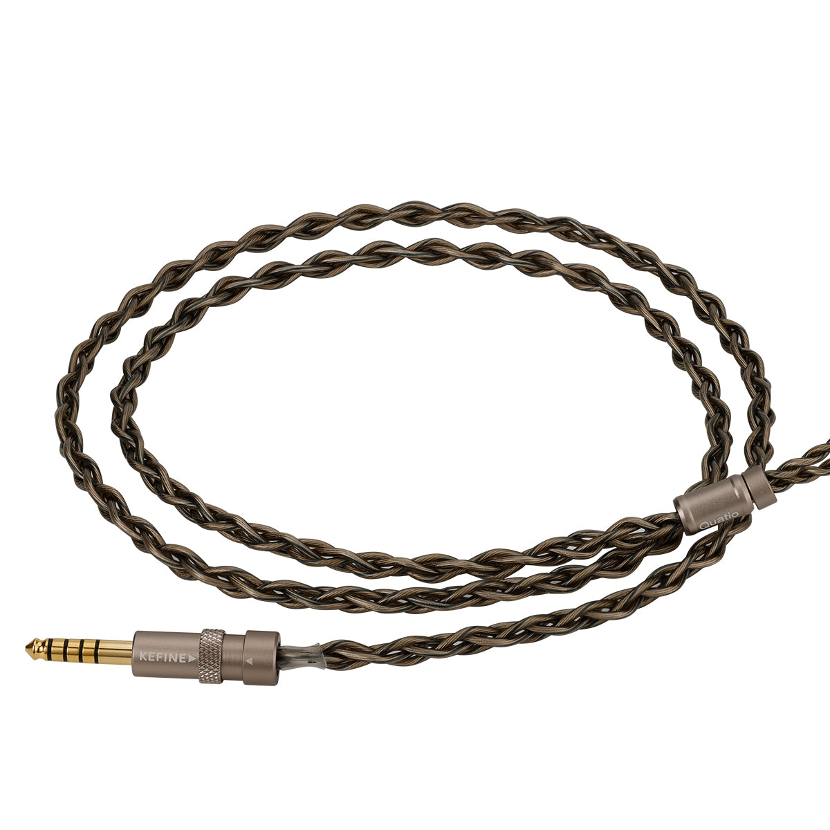 Kefine Quatio Hybrid Driver IEM 2DD + 2BA Tuning Nozzle Aluminum Wired In-Ear Monitor Earphones