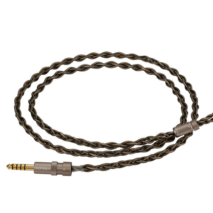 Kefine Quatio Hybrid Driver IEM 2DD + 2BA Tuning Nozzle Aluminum Wired In-Ear Monitor Earphones