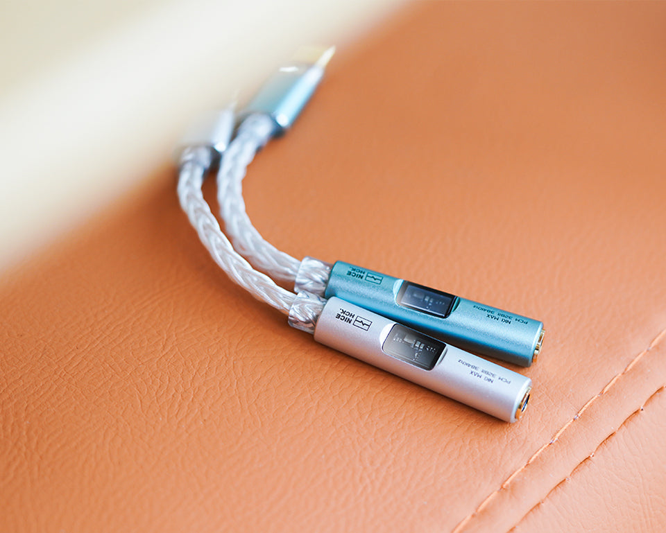 NiceHCK NK1 MAX USB Type C to 3.5mm Portable Aluminum Dongle CX31993 DAC/Amp Cable Adapter