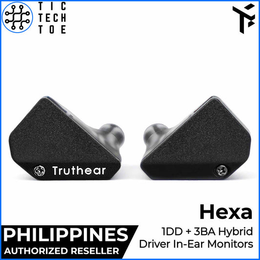 Truthear Hexa 1DD+3BA Hybrid Dynamic + Balanced Armature Driver IEM Earphones