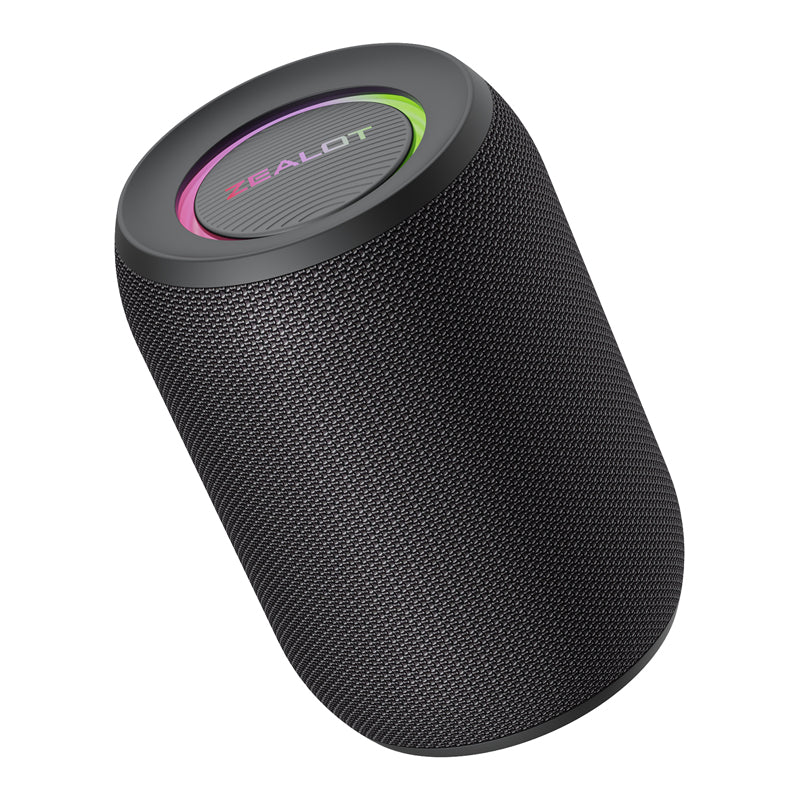 Zealot S32 Pro 360 Surround Sound RGB Light Portable Outdoor IPX5 USB/Micro SD/Bluetooth 5.2 Speaker