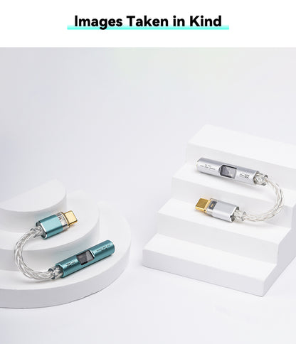 NiceHCK NK1 MAX USB Type C to 3.5mm Portable Aluminum Dongle CX31993 DAC/Amp Cable Adapter