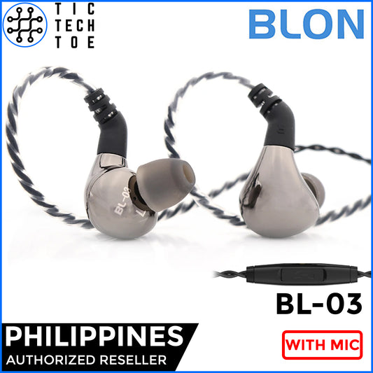 BLON BL-03 / BL03 03 HiFi Dynamic Carbon Driver Earphones with Mic