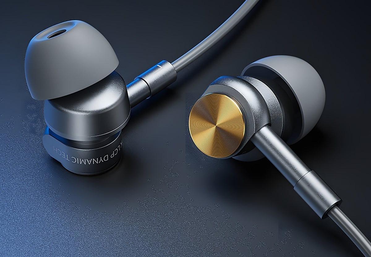 Plextone Armor G18 Gaming In-Ear Earphones Dynamic Driver Metal Housing USB-C Sound Card With Mic