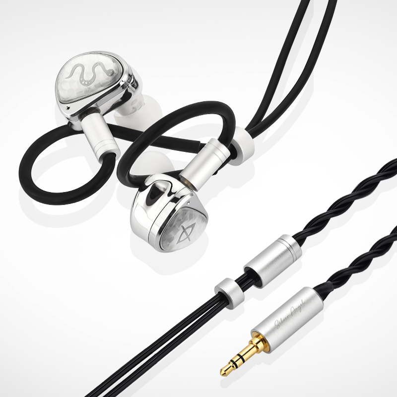 EarAcoustic Audio STA Hi End Dual Dynamic Driver IEM Aluminum Wired Cable In-Ear Monitor Earphone