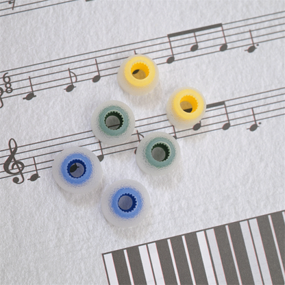 Tangzu Tang Sancai Balanced Tips Soft Silicone Upgrade Replacement Eartips IEM 3 Pairs Set Eartips