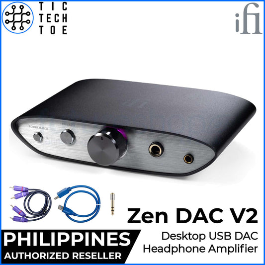 iFi Zen DAC V2 USB 3.0 Desktop Digital Analog Converter MQA Decoder RCA Speaker Headphone Amplifier