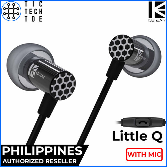 KBEAR KB EAR Little Q Lightweight Aluminum Dynamic Driver IEM Earphones with Mic