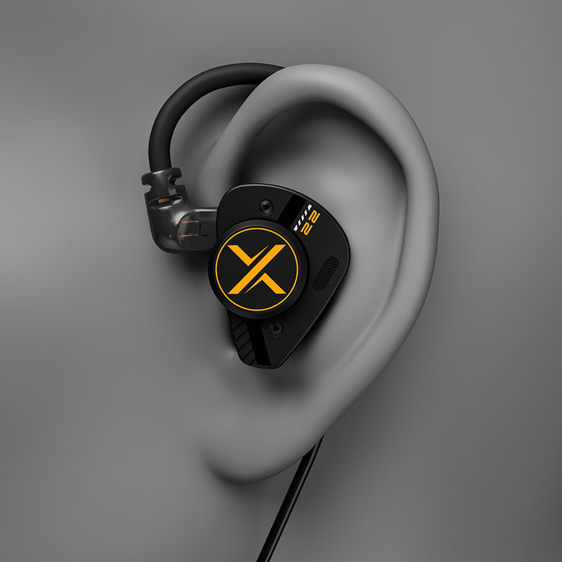 ooopusX Op.22 / Op 22 Dual Sound Hybrid Quad Driver 2DD+2BA IEM Wired In-Ear Monitor HiFi Earphones