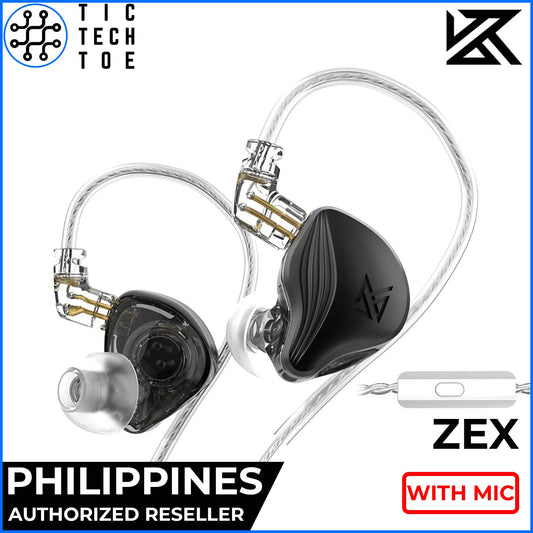 KZ ZEX Dual Hybrid Driver Electrostatic Earphones with Mic