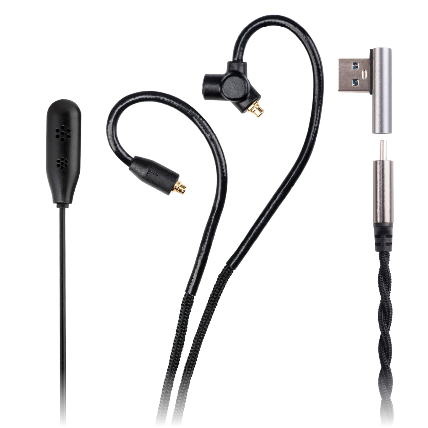 TINHIFI AI Mic Pro Detachable Mic Noise Reduction Gaming USB-C Cable IEM Earphone Wire Replacement
