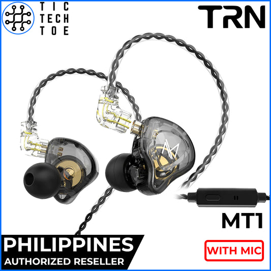 TRN MT1 Dual Magnet Dynamic Driver Earphones with Mic