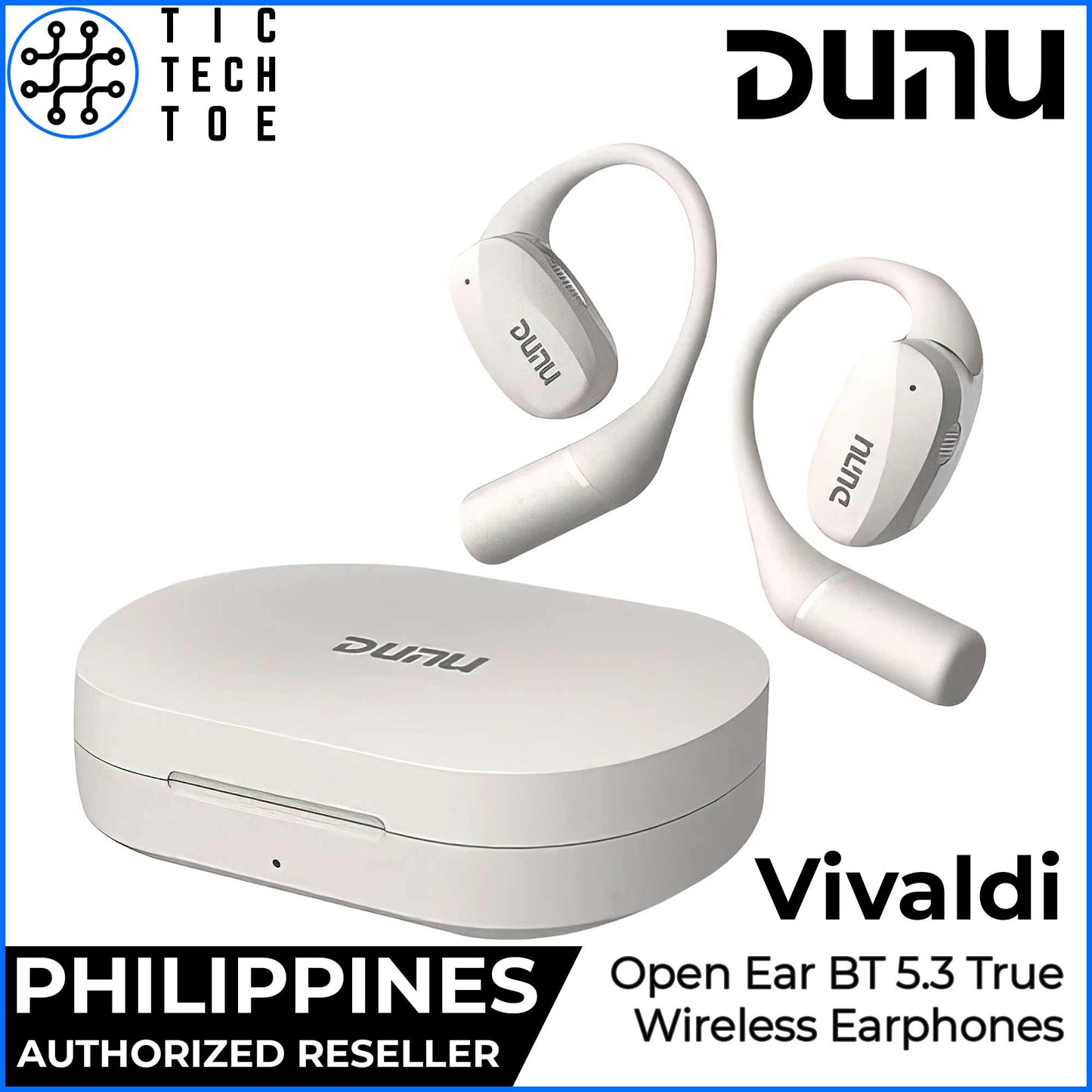 DUNU Vivaldi Open-Ear True Wireless Earbuds Running Biking Outdoor Bluetooth 5.3 HiFi TWS Earphones