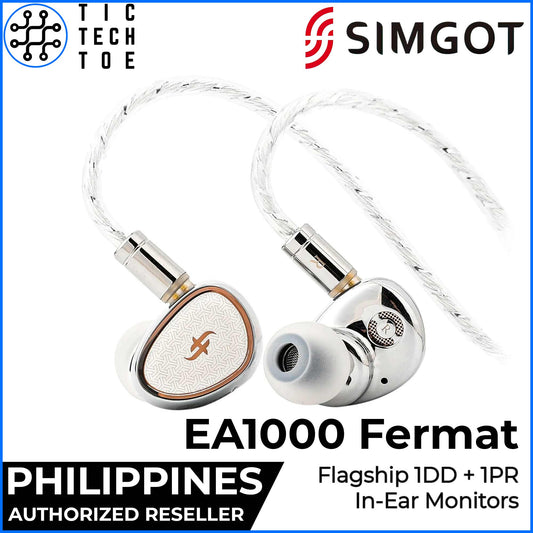 SIMGOT EA1000 Fermat Flagship IEM All Metal Detachable Nozzle Cable Dynamic Driver In-Ear Earphones