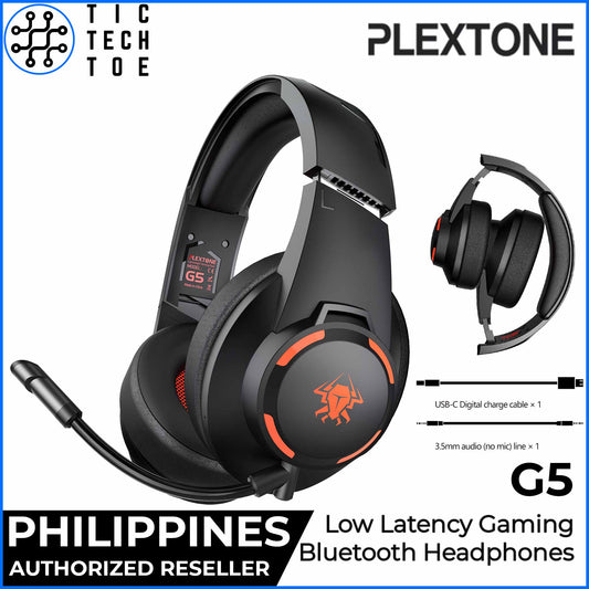 Plextone G5 Low Latency Bluetooth Foldable Wireless Gaming Headphones