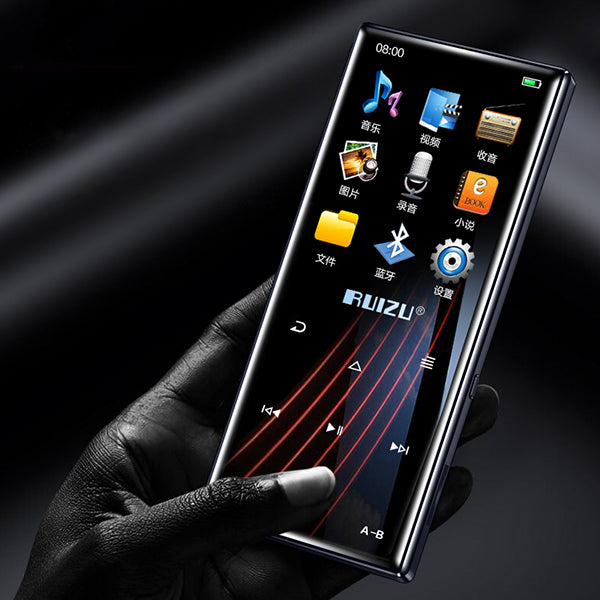 RUIZU D29 Touch Control MP3 Player Wireless BT 5.0/Wired 3.5mm Built-In Memory Portable Audio DAP
