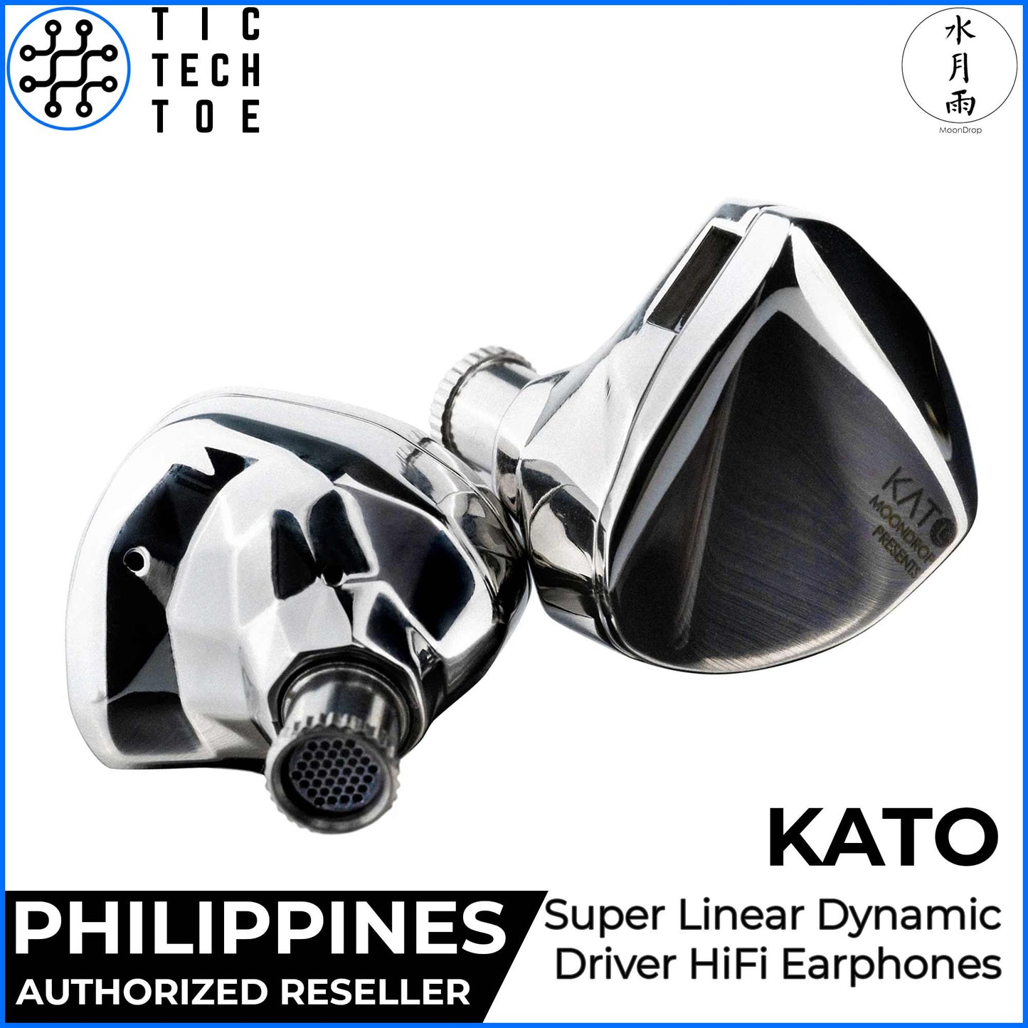 Moondrop Kato Advanced ULT Dynamic Driver Flagship HiFi Earphones