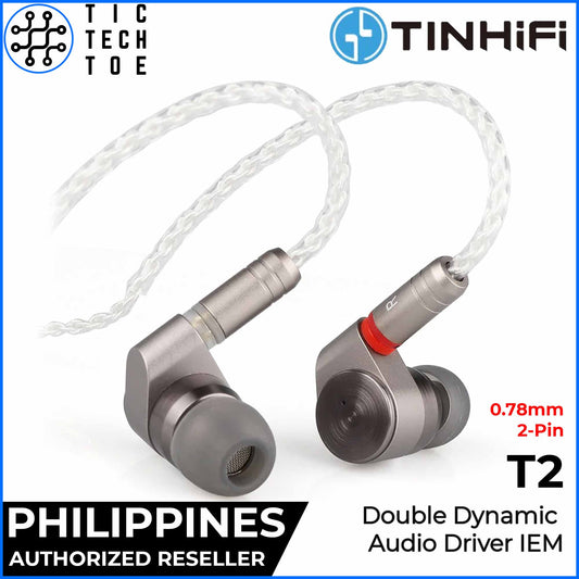 TIN HIFI / TIN AUDIO T2 Double Dynamic Driver Earphones