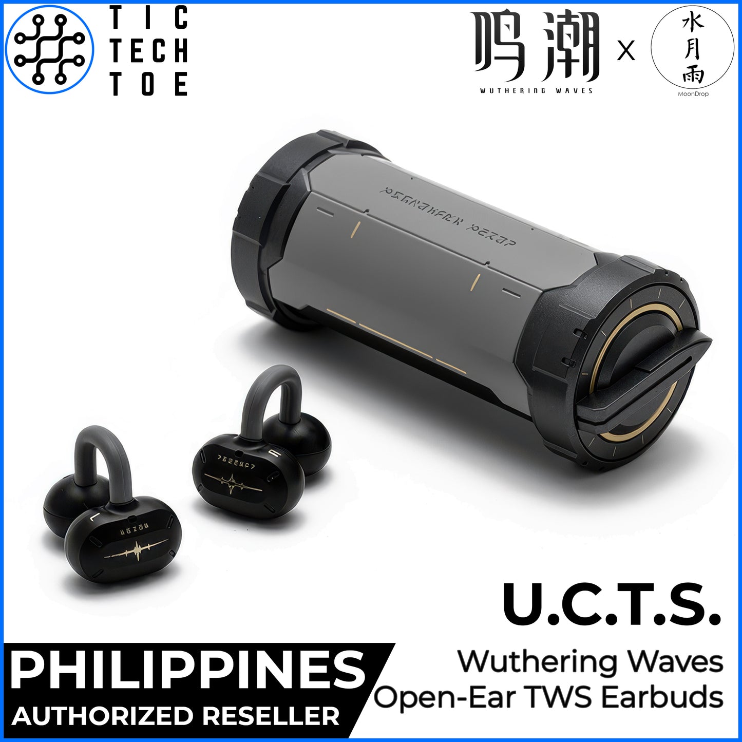Moondrop x Wuthering Waves U.C.T.S. Earclip Bluetooth 6.0 Open Ear True Wireless TWS Earphones