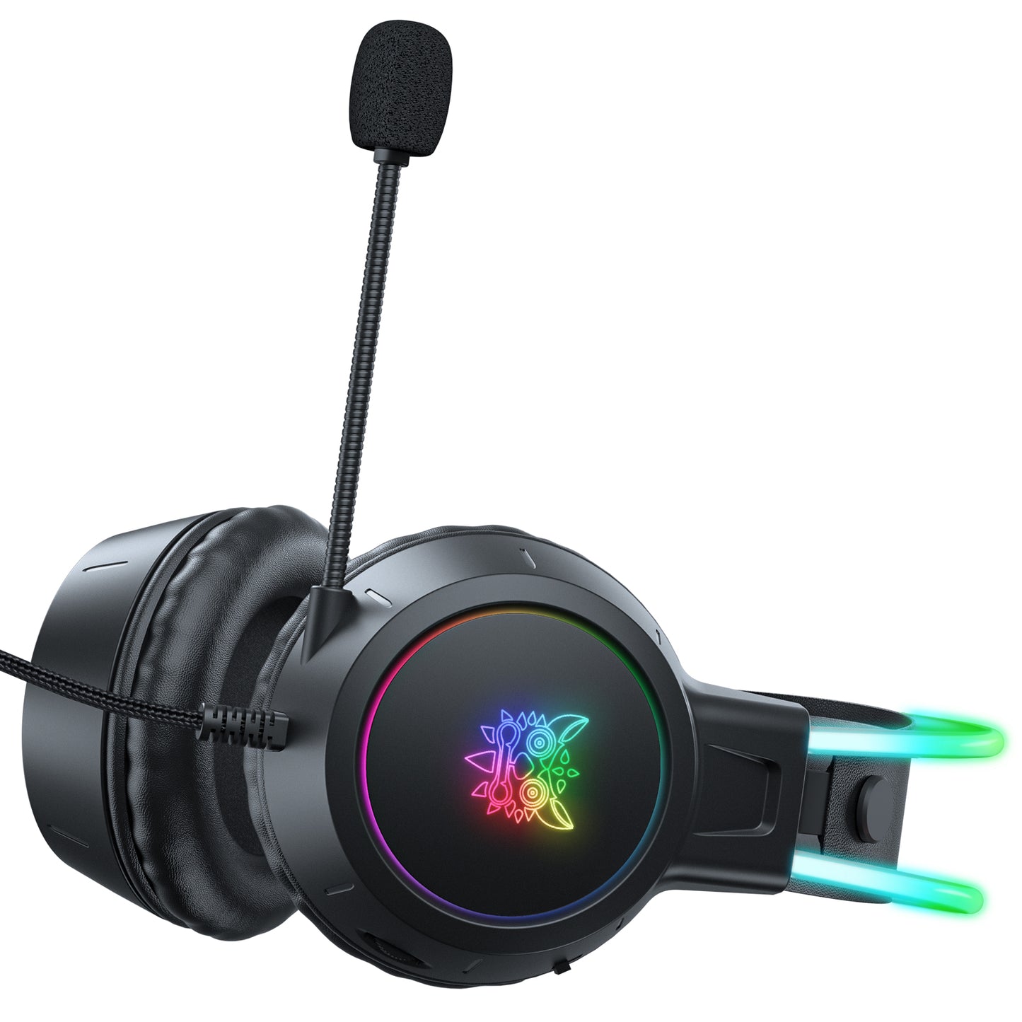 Onikuma X15 Pro Noise Cancelling RGB Lighting Wired Gaming Headset PS5 PC Mobile Switch Headphones