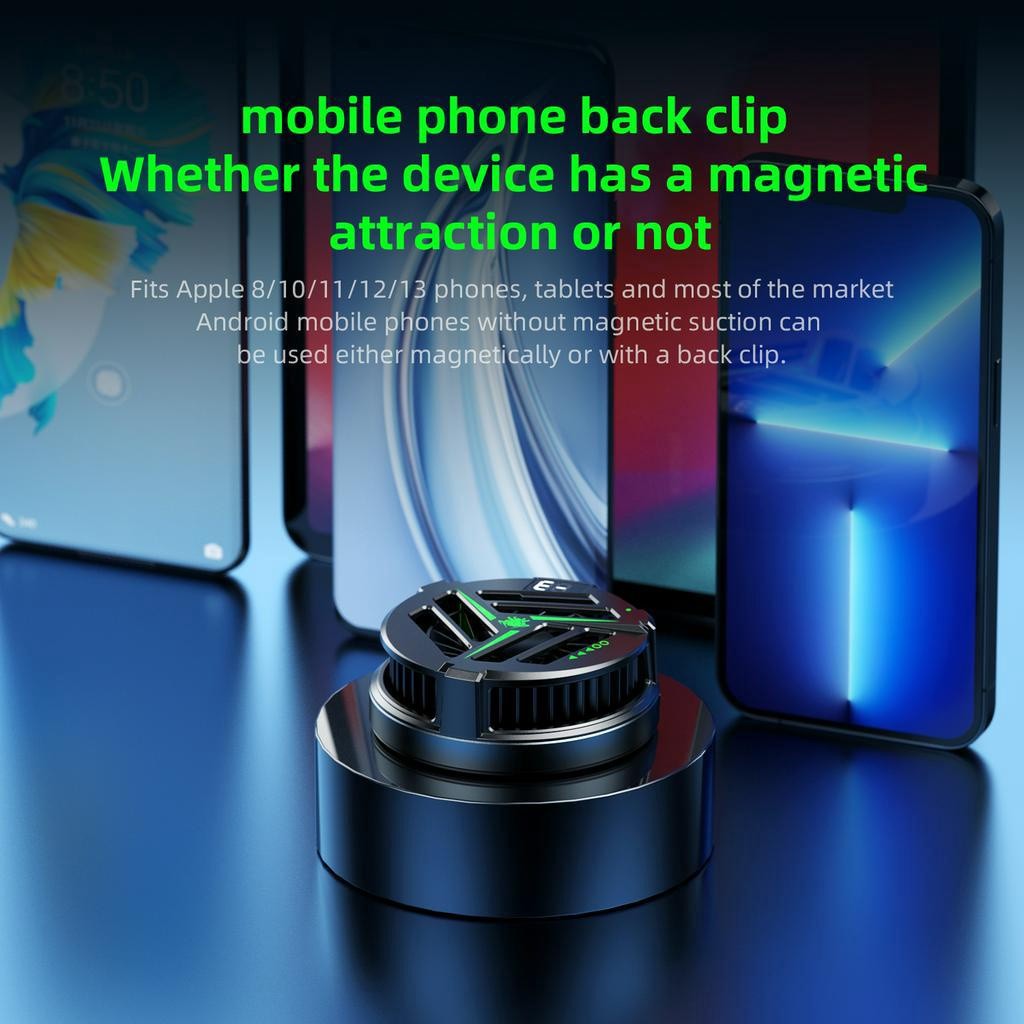 Plextone EX1 Hurricane Turbo Magnetic Universal Mobile Phone Gaming Cooling Fan Heatsink Radiator