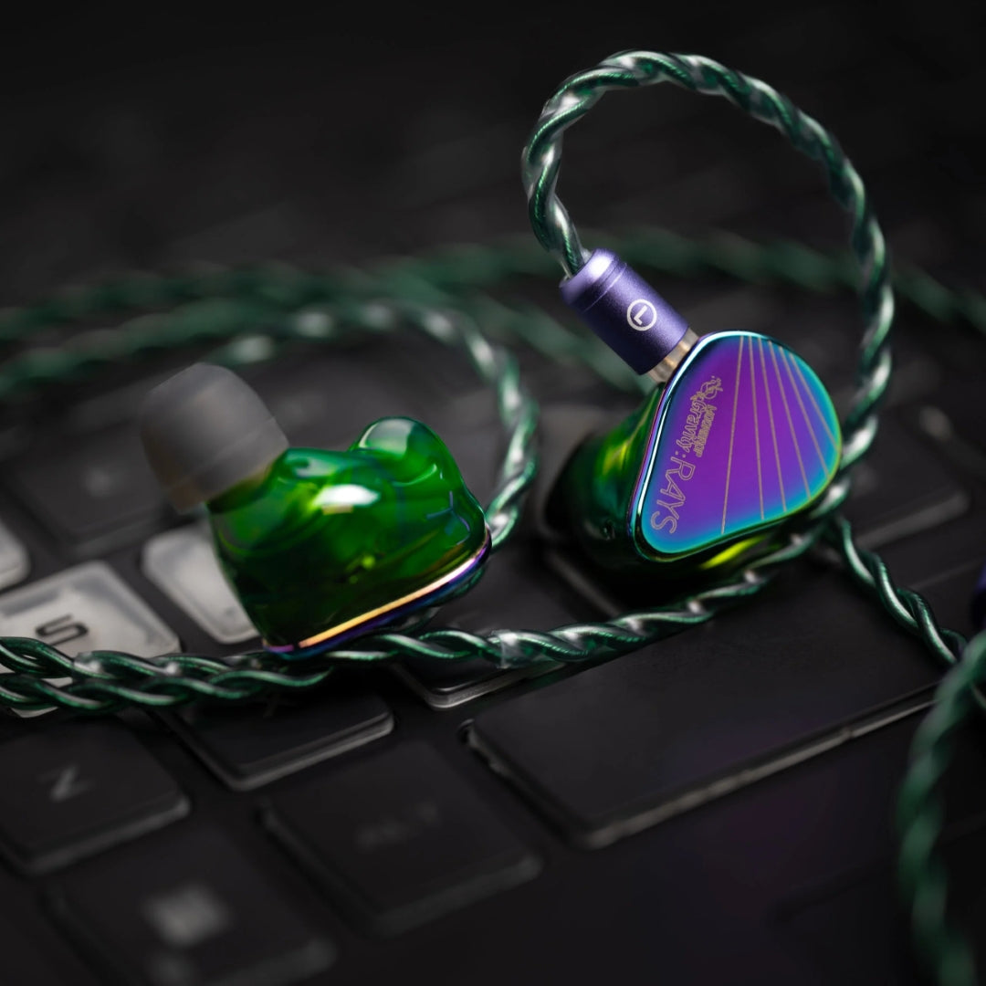 Moondrop RAYS Professional Gaming HiFi Earphones USB-C In-Ear Monitor with AI Noise Cancelling Mic