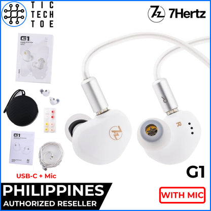 7Hz G1 Professional Gaming IEM Flagship Dynamic Driver Detachable Cable In-Ear Monitor Earphones