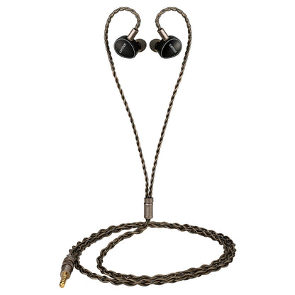Kefine Quatio Hybrid Driver IEM 2DD + 2BA Tuning Nozzle Aluminum Wired In-Ear Monitor Earphones
