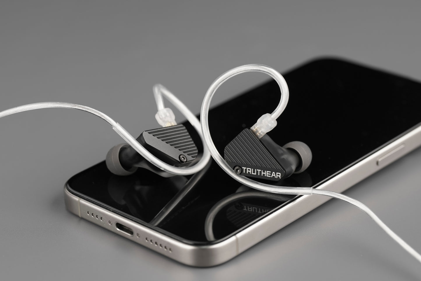 Truthear Pure Quad Hybrid Driver 1DD+3BA IEM Detachable Cable Wired HiFi Earphones In-Ear Monitors