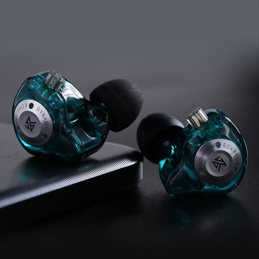 KZ EDX Pro X Upgraded Dynamic Driver Earphones Detachable Wired Cable IEM with Mic and Music Control