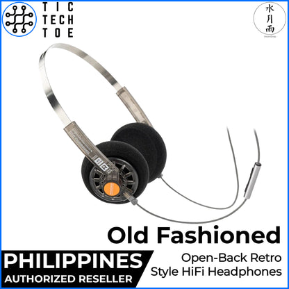 Moondrop Old Fashioned Retro Open Back Wired Headphones 40mm Audio Driver Detachable Cable with Mic