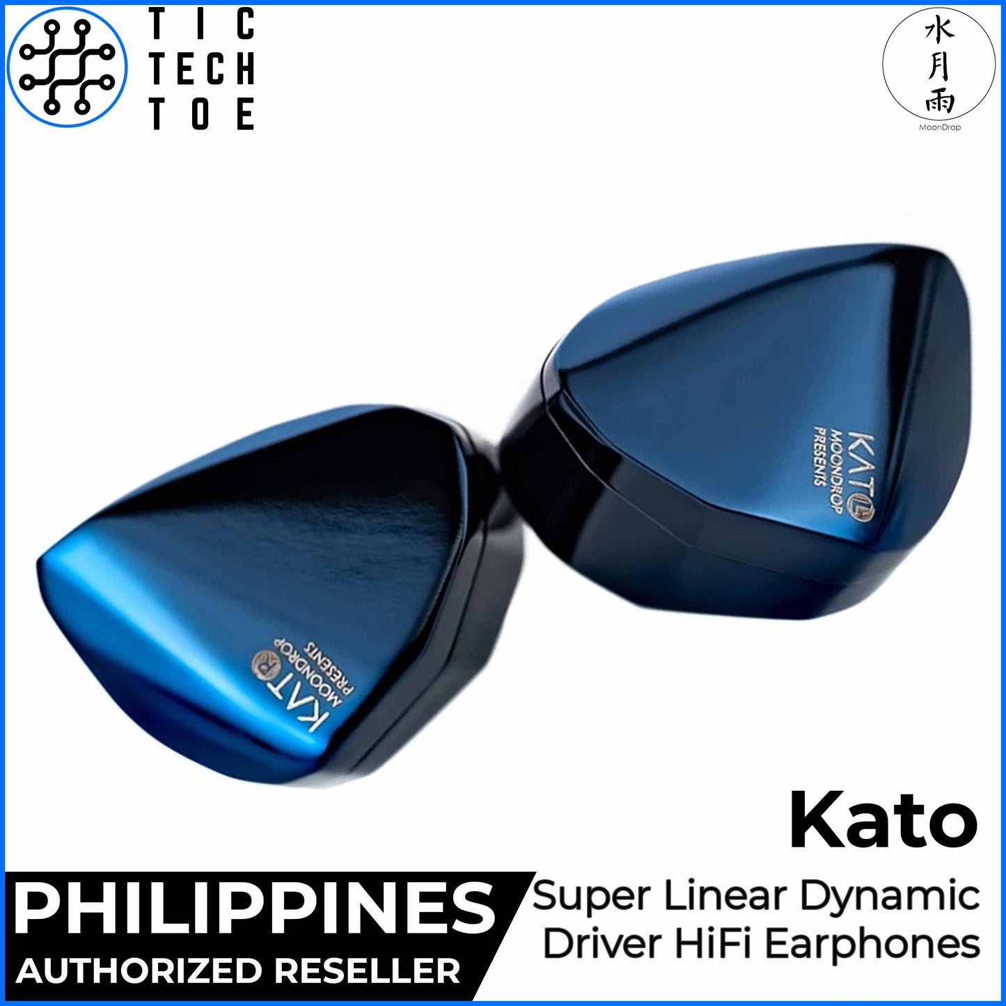 Moondrop Kato Advanced ULT Dynamic Driver Flagship HiFi Earphones