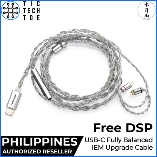 Moondrop FreeDSP / Free DSP USB Type C Custom Sound Earphone IEM Upgrade Replacement Cable With Mic