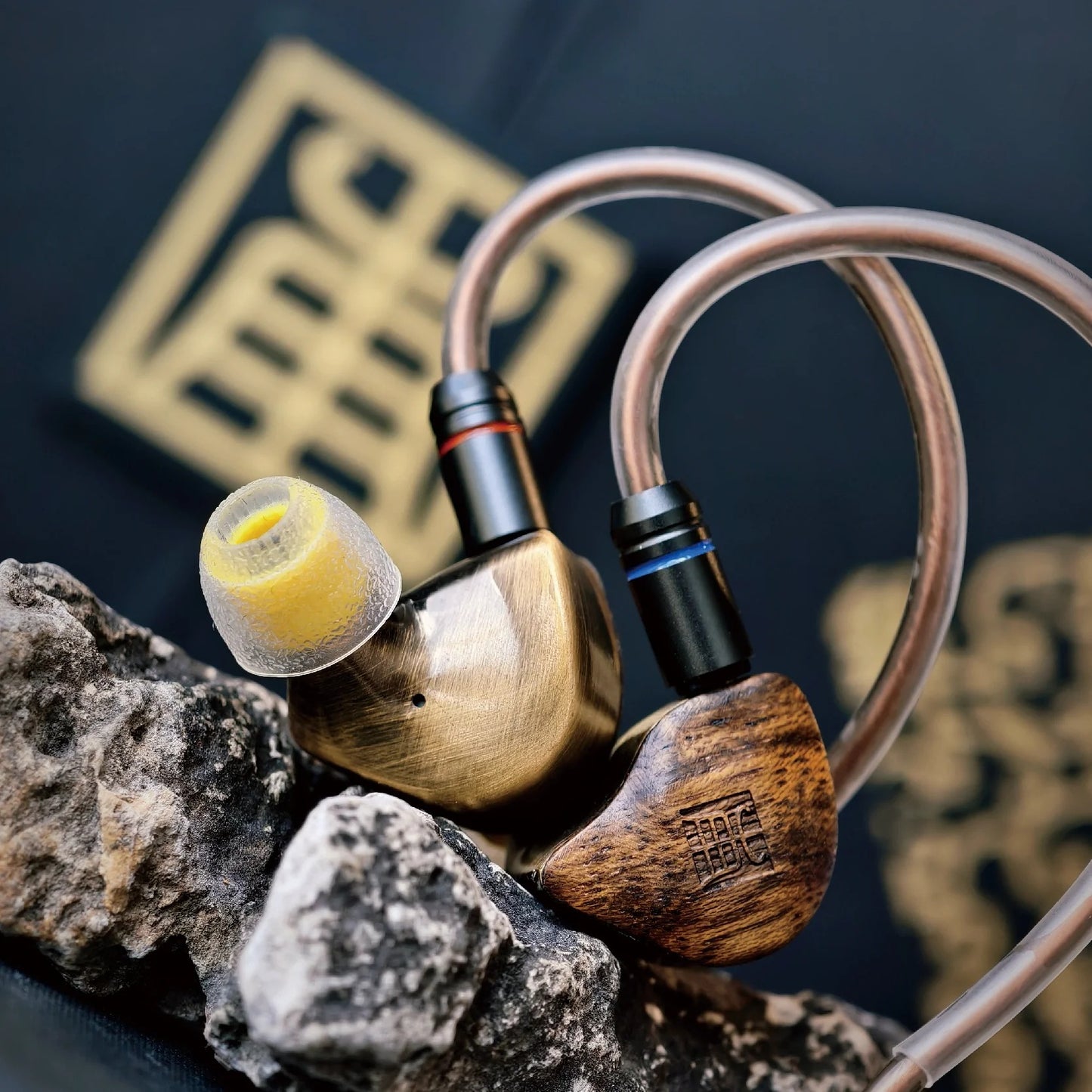 Tangzu FUDU Verse 2 II Hybrid 1DD+2BA Driver In-Ear Ebony Brass Shell Detachable Cable DUFU Earphone
