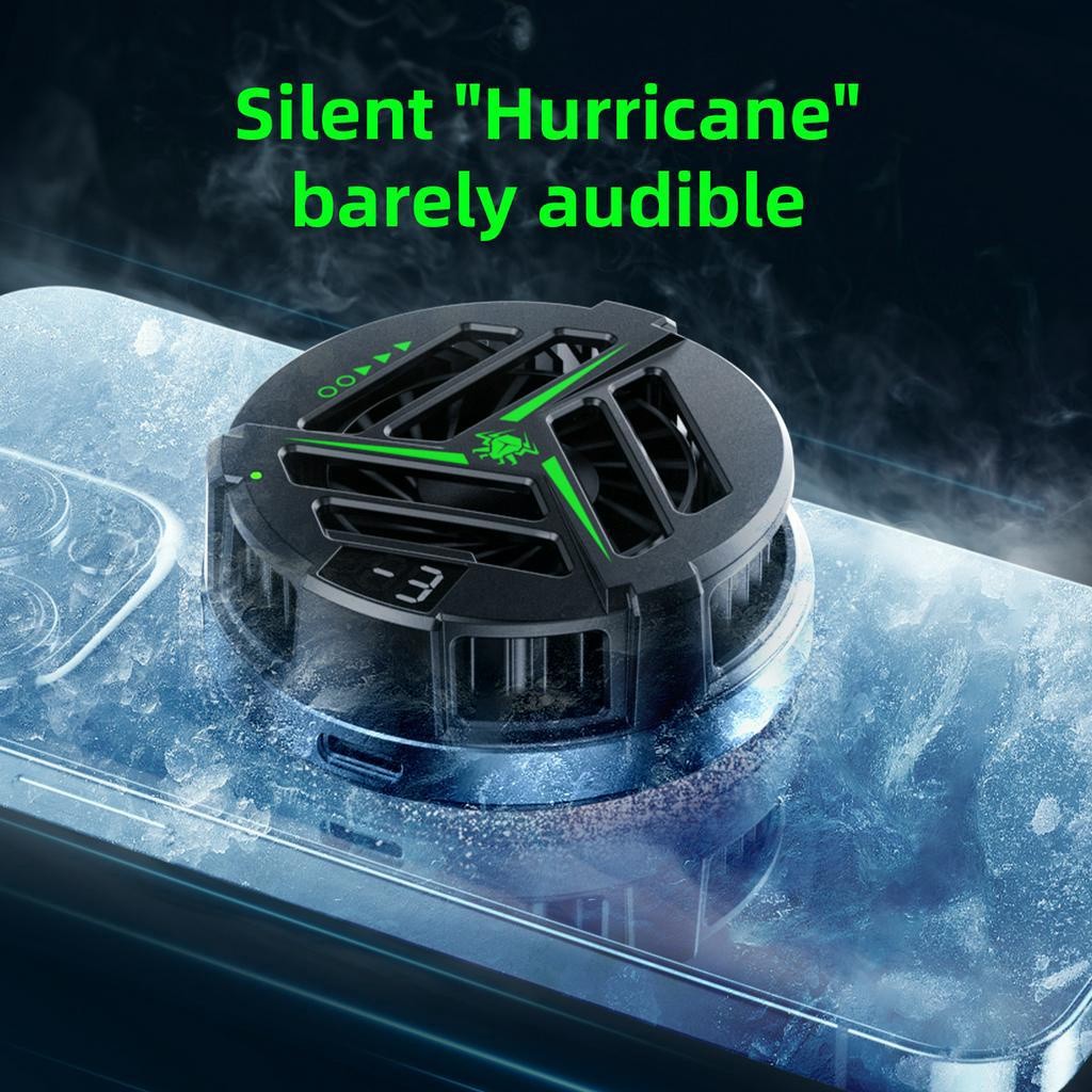 Plextone EX1 Hurricane Turbo Magnetic Universal Mobile Phone Gaming Cooling Fan Heatsink Radiator