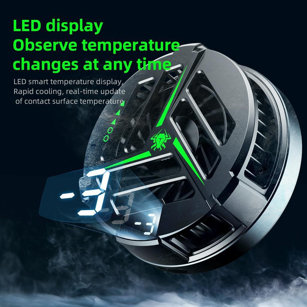 Plextone EX1 Hurricane Turbo Magnetic Universal Mobile Phone Gaming Cooling Fan Heatsink Radiator