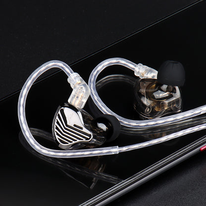 GK Kunten Super Linear Dynamic Driver Silver Plated Wired Detachable Cable In-Ear Monitor Earphones