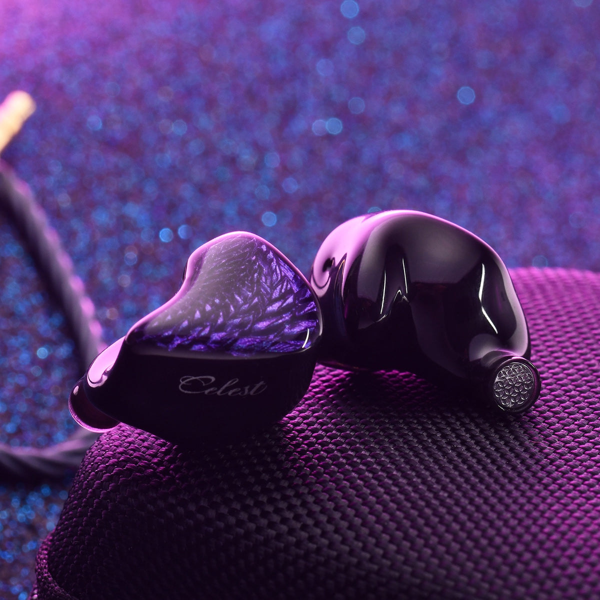 Kinera Celest Wyvern Black HiFi IEM Dynamic Driver Earphones Wired Detachable Cable 3.5mm/USB-C Mic