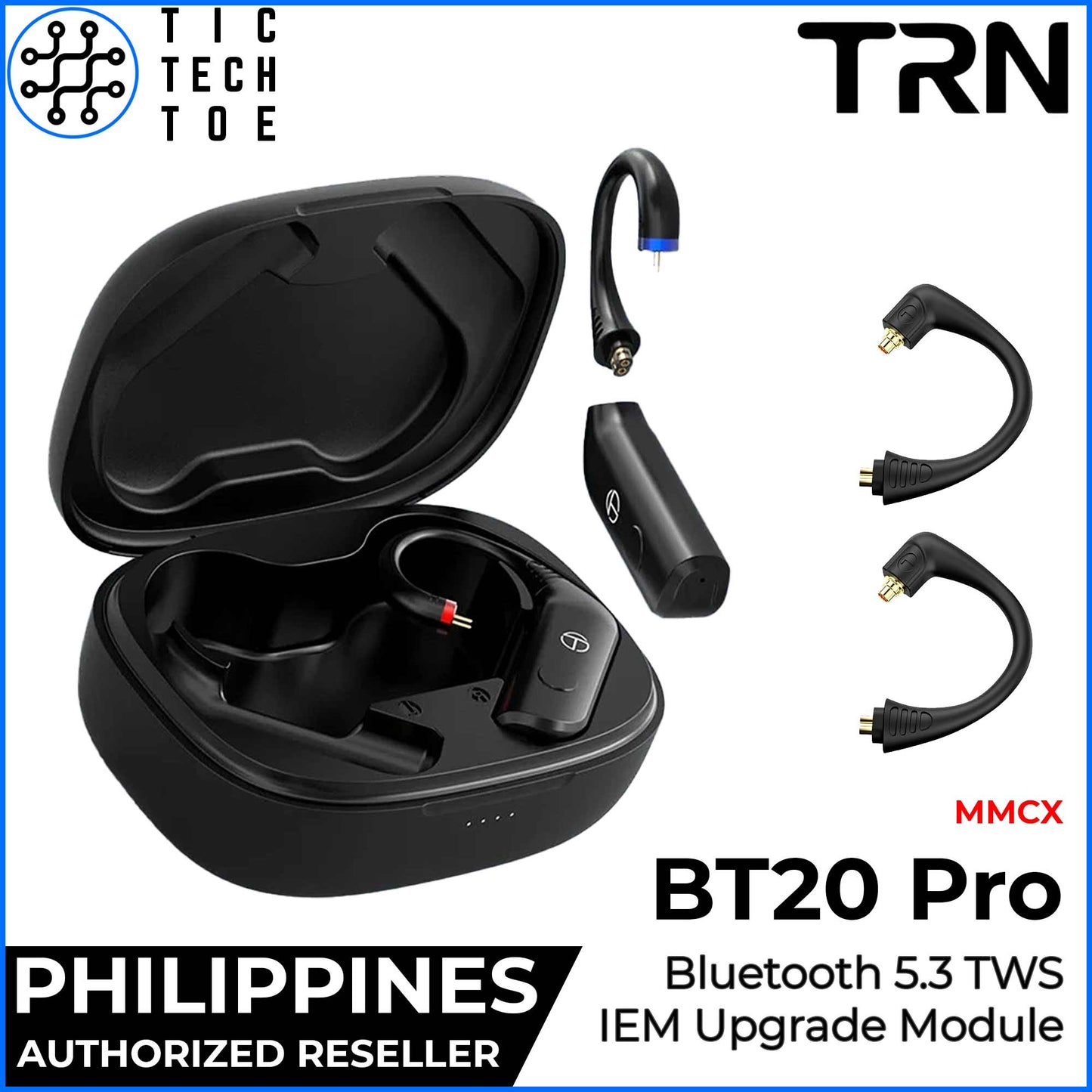 TRN BT20 Pro True Wireless Sweat Resistant Bluetooth 5.3 AAC/SBC Upgrade Module for IEM Earphones