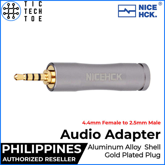 NICEHCK Audio Adapter 4.4mm Female to 3.5mm / 2.5mm Male Gold Plated Aluminum Alloy Converter Plug