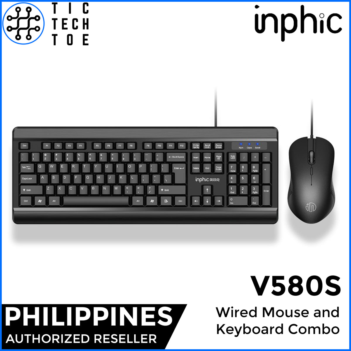 Inphic V580s Waterproof Premium Wired Gaming Mouse and Keyboard Combo ...