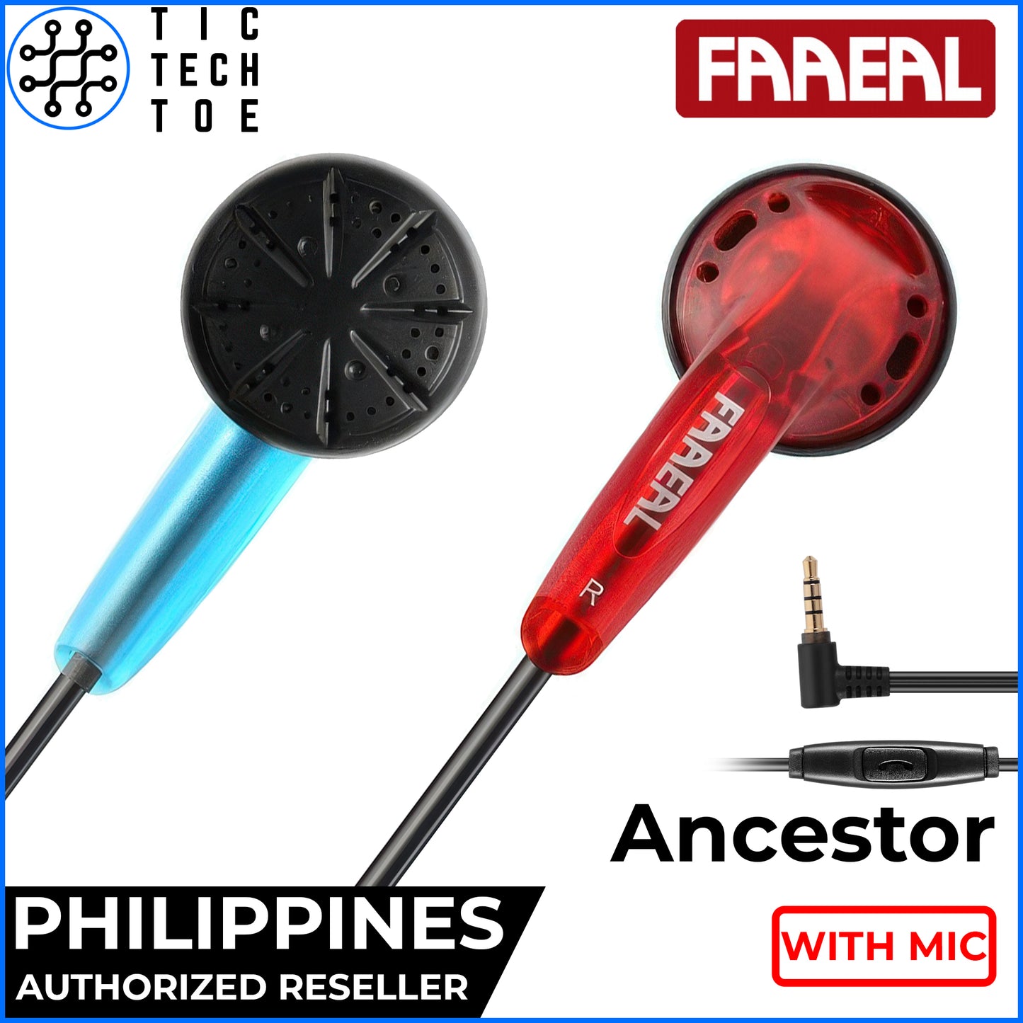 FAAEAL Iris Ancestor Dynamic HiFi Earbuds with Mic