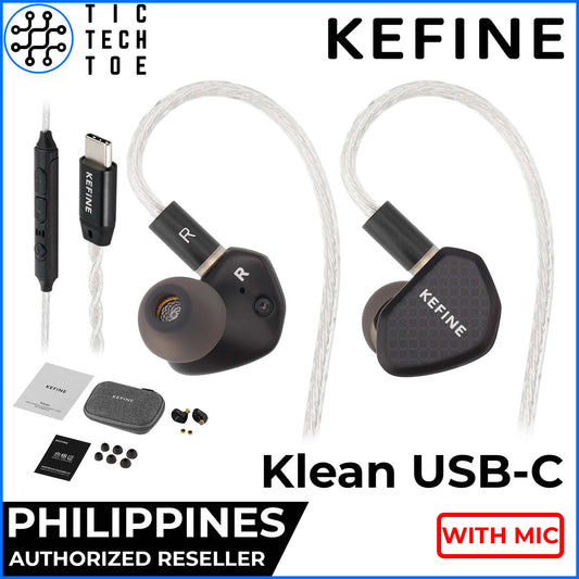 Kefine Klean Dynamic Driver Interchangeable Tuning Nozzle Metal Alloy Wired In-Ear Monitor Earphones