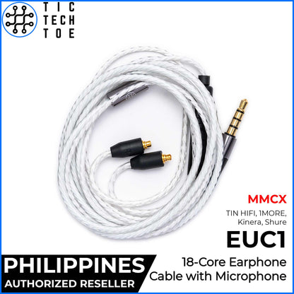 Tic Tech Toe PH EUC1 18 Pure Copper Core Durable Upgrade Replacement Earphone IEM Cable 3.5mm Plug