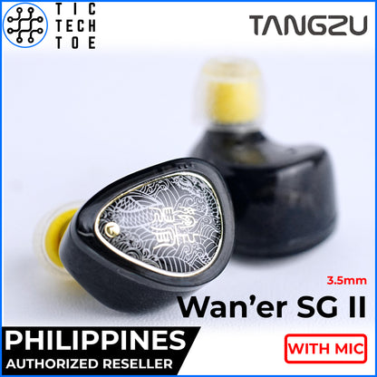 Tangzu Wan'er SG 2 II Dynamic Driver HiFi Detachable Cable IEM In-Ear USB-C Earphones with Mic