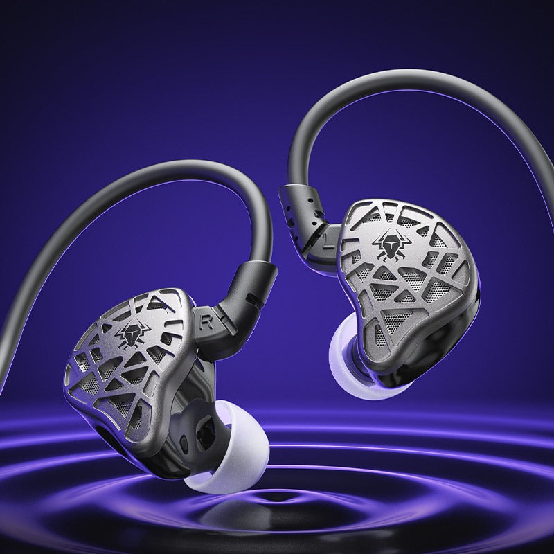 Plextone G31 Venum Gaming In-Ear Earphones LCP Dynamic Driver Wired 3.5mm/USB-C/Lightning Mic