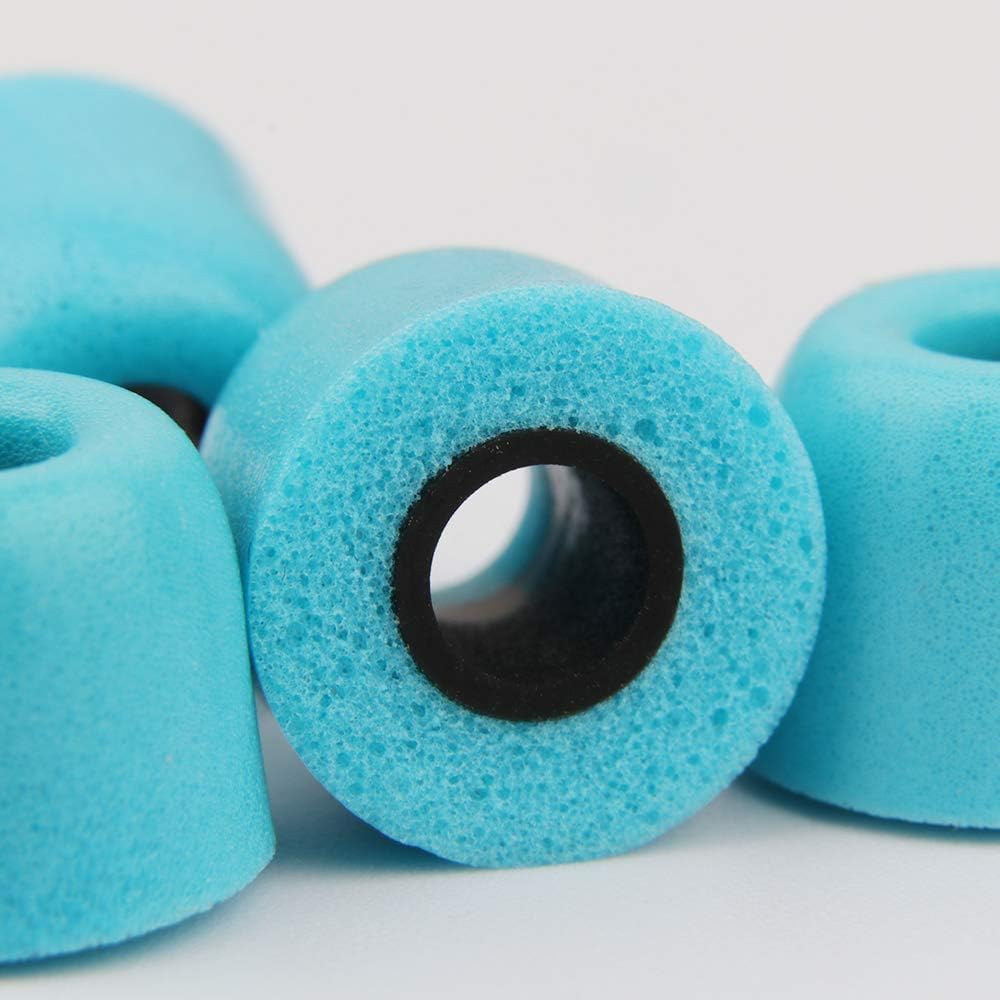 TINHIFI Blue Soft Memory Foam Upgrade Replacement Eartips for IEM Earphones 3 Pairs Mixed Size Set